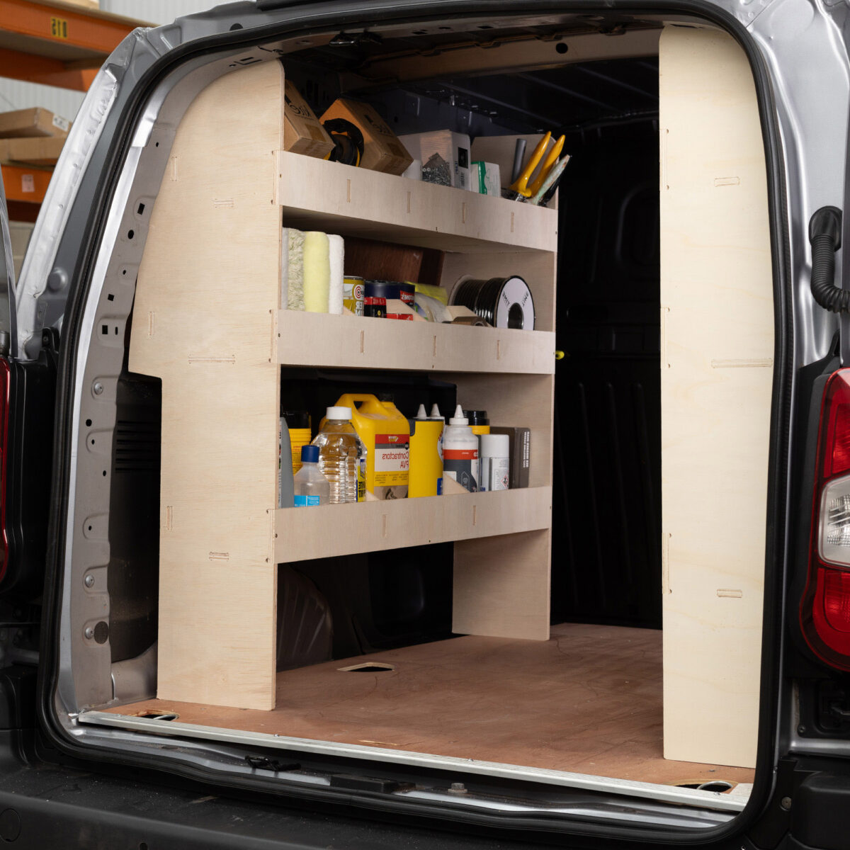 Renault Kangoo L1 (ML) 2022+ doppelte Regale hinten – Bild 2