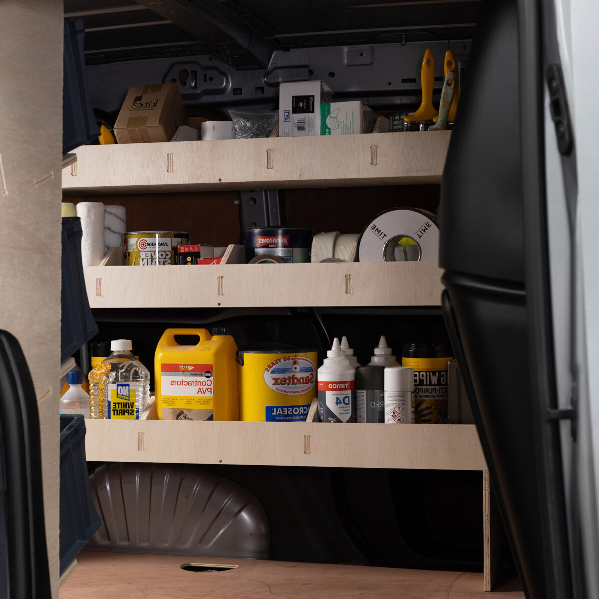 Renault Kangoo L1 (ML) 2022+ doppelte Regale hinten – Bild 2