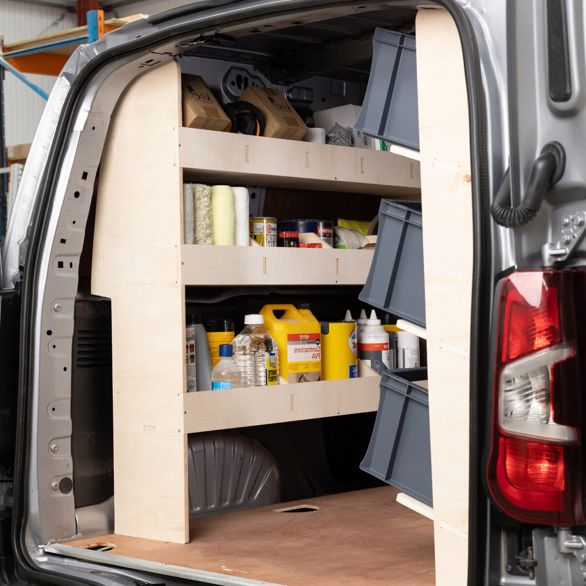 Renault Kangoo L1 (ML) 2022+ doppelte Regale hinten – Bild 3