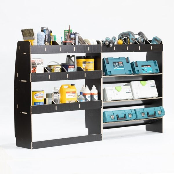 Volkswagen Transporter T7 L1 2025+ Phenolische Platte dreifache Regaleinheit – Bild 7