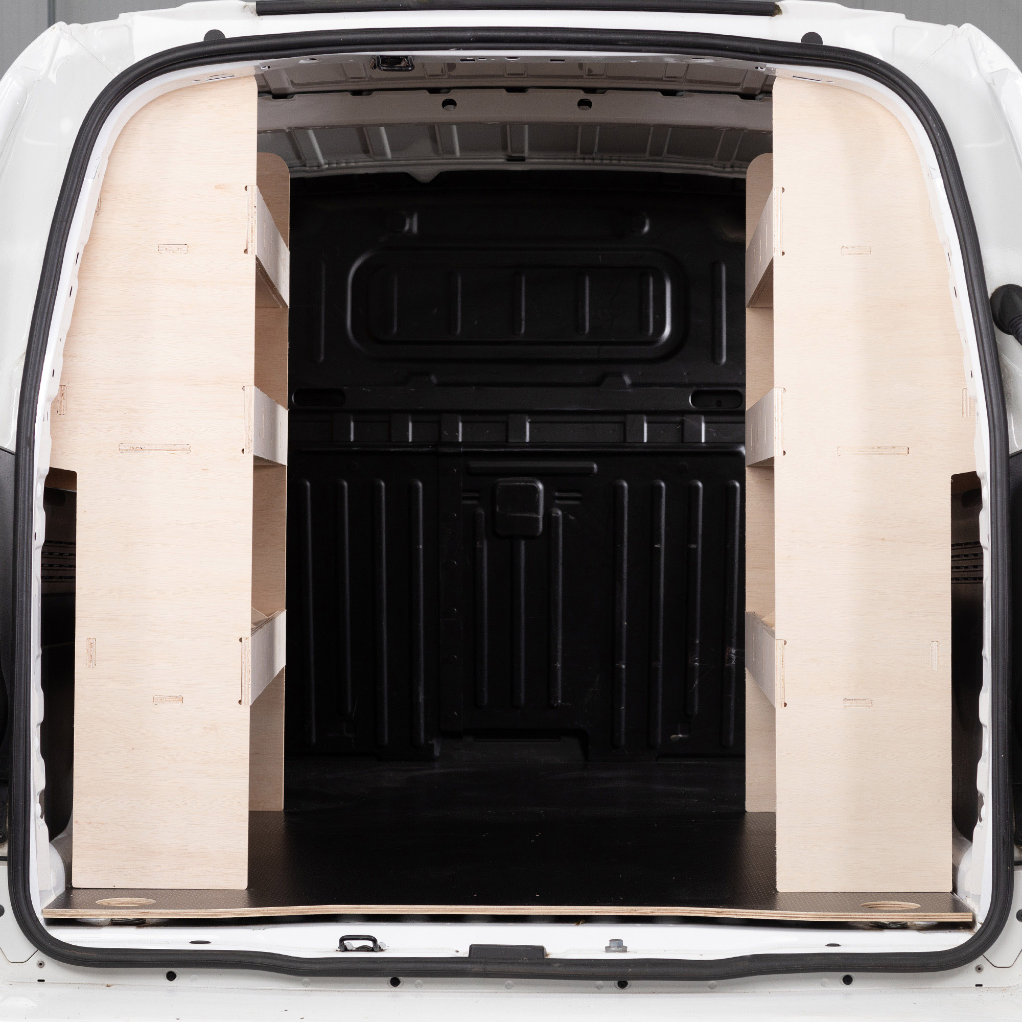 066_BCPP_H1620.jpg Ford Transit Connect L2 2014-23 doppelte Regale hinten Fahrzeugeinrichtung Fahrzeugregale – Bild 1